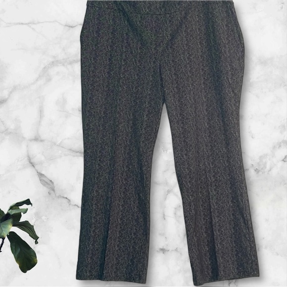 Women with Control Pants - Women with Control by Renee Greenstein pants herringbone design size 2X black